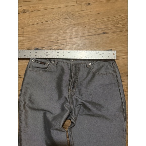 Vintage LEI Jeans Womens 9 juniors Metallic Dark Wash Denim Y2k Bootcut NEW 182 - Picture 3 of 9